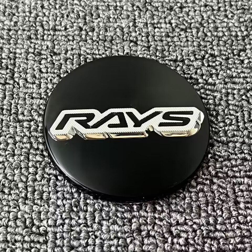 เหมาะสําหรับ RAYS Hub Cap 57G G16 G025 Hub Cap อะคริลิคกลางหมวกเส้นผ่านศูนย์กลาง 66 เส้นผ่านศูนย์กลา