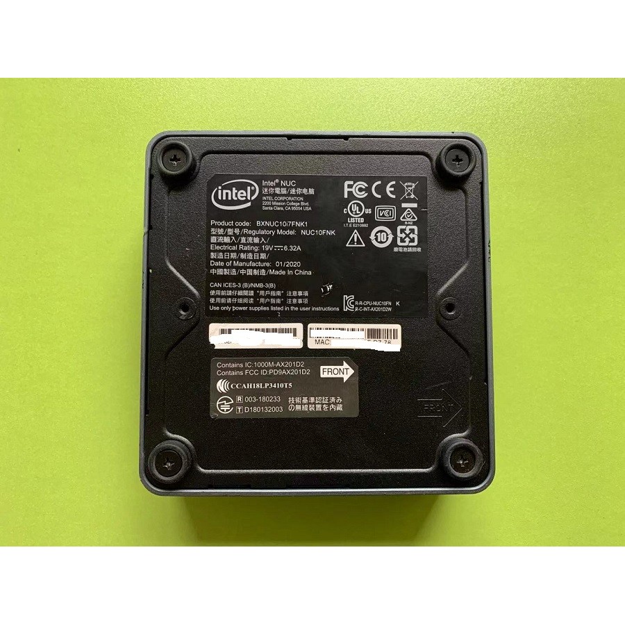 Intel/Intel NUC10i3FNK 10i5FNK 10i7FNH Frost Canyon NUC โฮสต์คอมพิวเตอร์