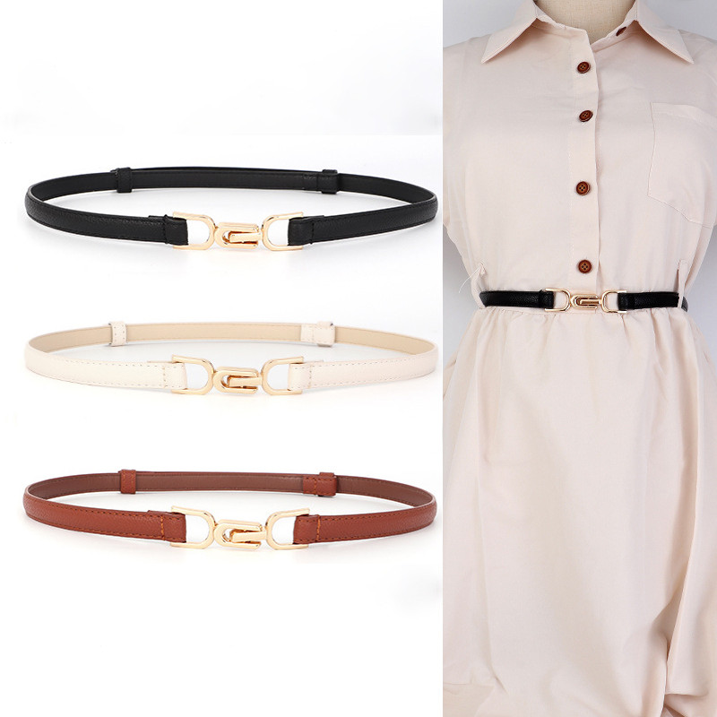 COD🚚ไม่มีรอยเจาะ  ยืดหยุ่น  บาง  เข็มขัด  ชุดเดรส  อเนกประสงค์  ผู้หญิง  ชุดสูท  ตกแต่ง-Trinketss