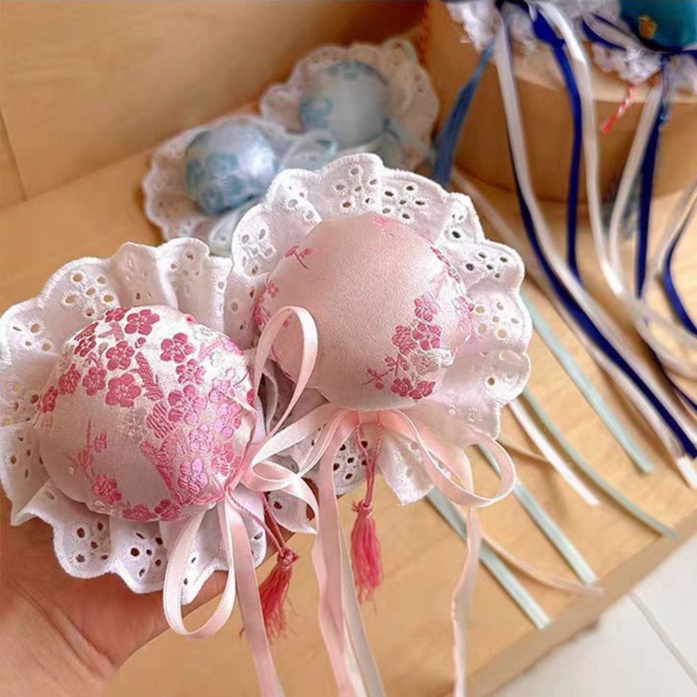 Maruko Barrettes สไตล์จีนโบราณสำหรับ Lolita และคอสเพลย์ น่ารัก Handmade Kawaii - รูปที่ 2