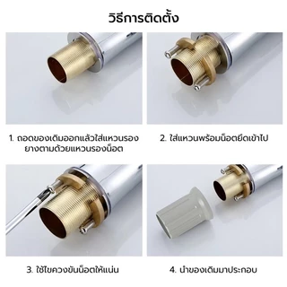 น็อตก๊อกซิงค์ น็อตขันใต้ก๊อกน้ำ น็อตยึดก็อกน้ำ BuildCore