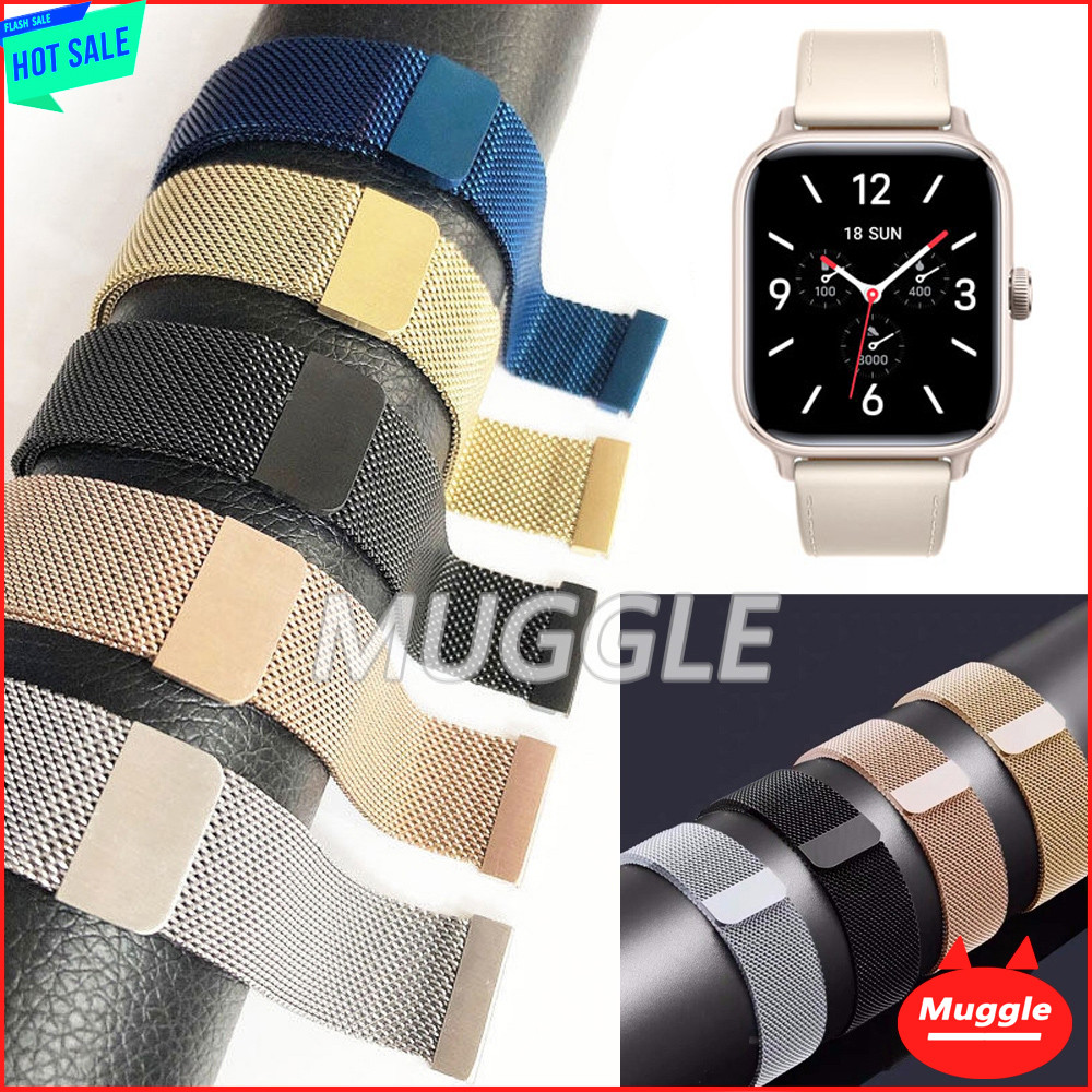 สาย vivo Watch GT นาฬิกาอัจฉริยะ Vivo Watch GT Metal Milanese Magnetic Watch สายรัดข้อมือ vivo GT Cloud White Summer สายสีดํา