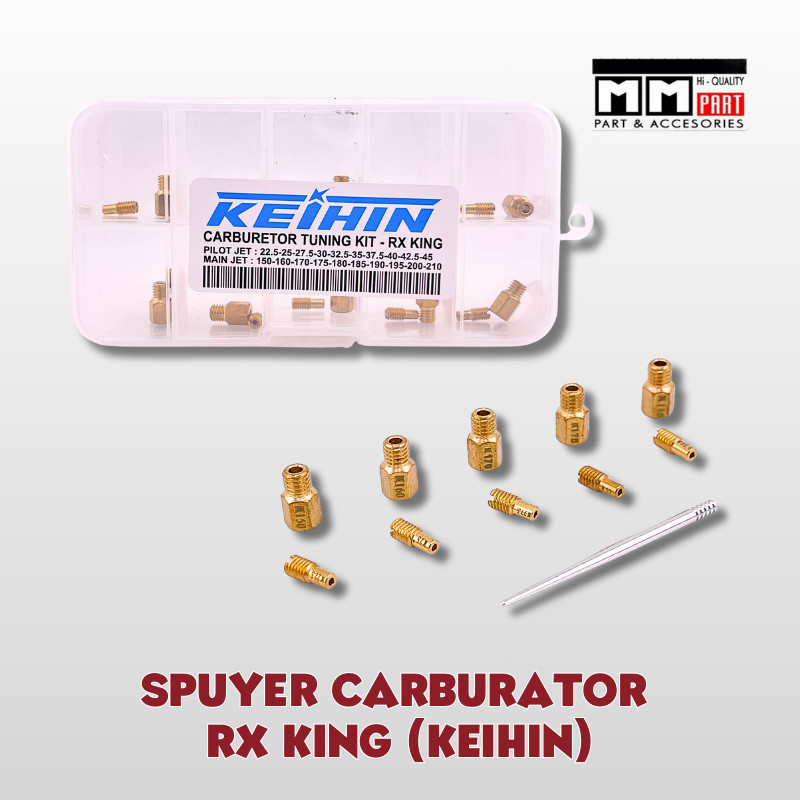คาร์บูเรเตอร์ RX KING KEIHIN - MAIN JET PILOT JET PJ MJ YAMAHA RX KING RXS FORCE 1