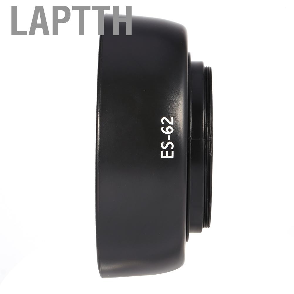 Laptth Laptth ใหม่ ES-62 เลนส์ฮูดสำหรับ Canon EOS EF 50 มม. f/1.8 II ES62 Bayonet Twist Lock