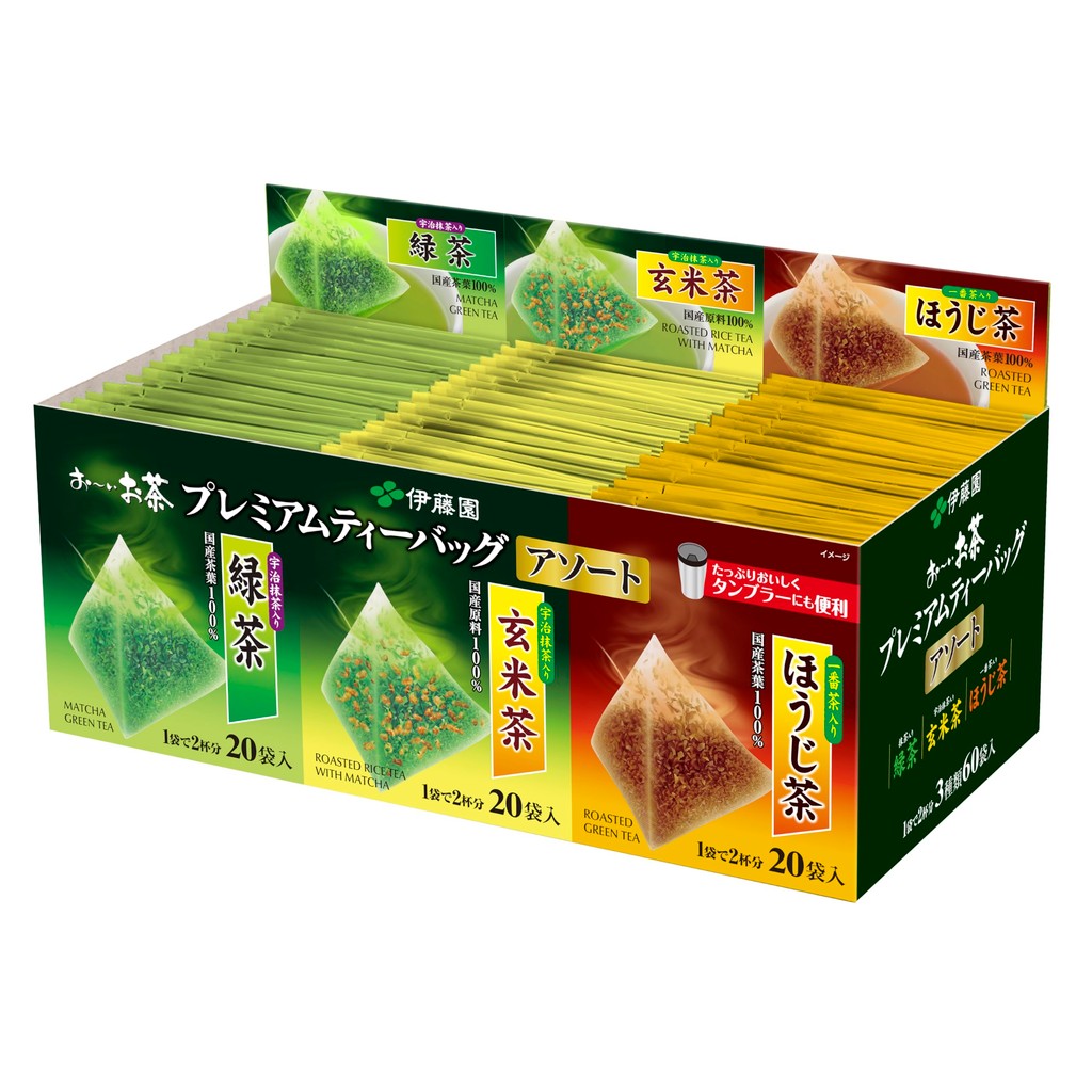 Ito En Oi Ocha Premium Tea Bag Assortment 60 bags
