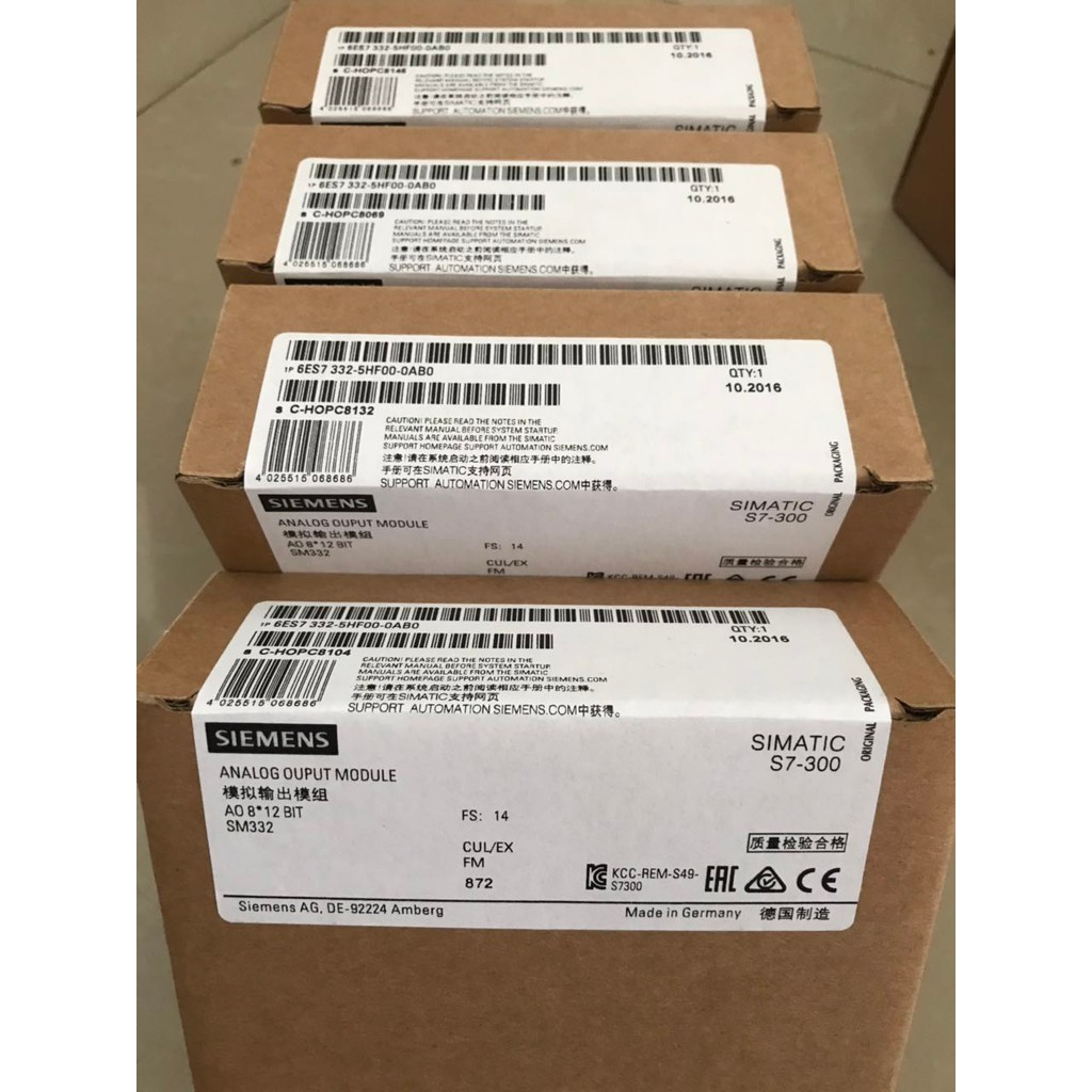 Siemens 6ES7 332 300plc จําลองโมดูล 6ES7332-5HB01/5HD01/5HF00-0AB