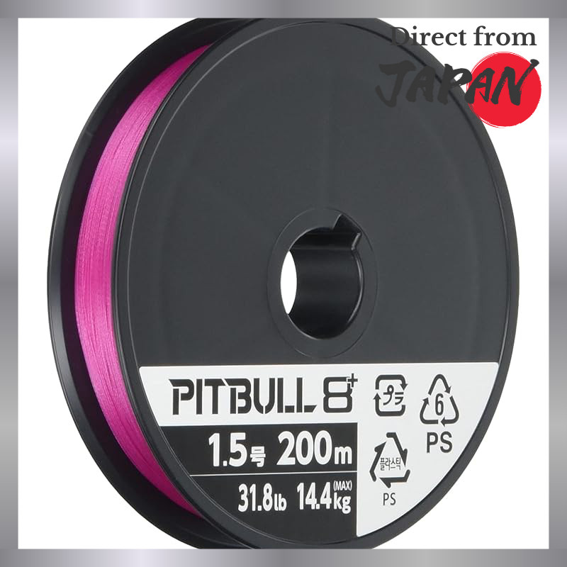 Shimano PE Line Pitbull 8+ 200m 1.5号 Traceable Pink
