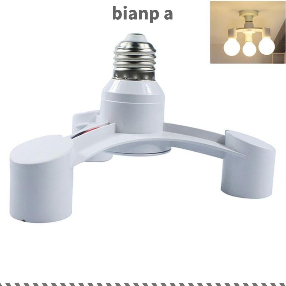 ฐานโคมไฟ BIANPA สําหรับสตูดิโอถ่ายภาพ E27 ถึง E27 ฐานอะแดปเตอร์แปลงหลอดไฟ