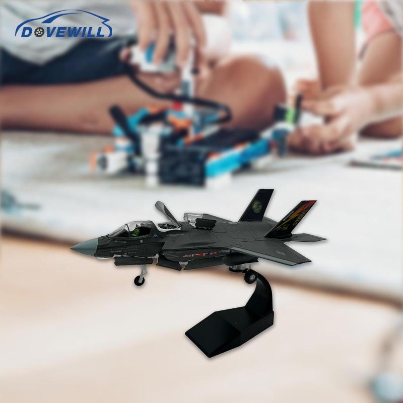 [Dovewill] 1/72 F35 B Fighter Jet Model Aircraft Display Piece สําหรับ Office และ Cafe