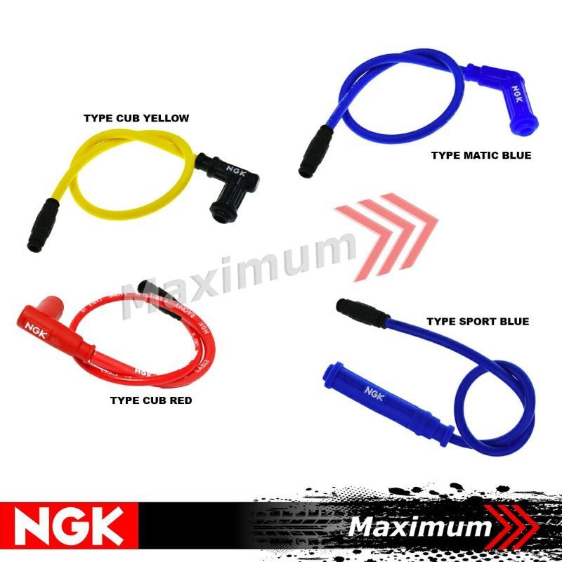 สายไฟ Ngk made in japan - สายหัวเทียน ngk cup spark plug-racing spark plug cup สายหัวเทียน