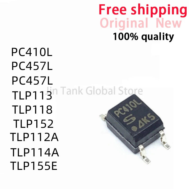 5PCS PC410L PC457L TLP109 TLP112A TLP113 TLP114A TLP118 TLP152 TLP155E P109 P112A P113 P114A P118 P1