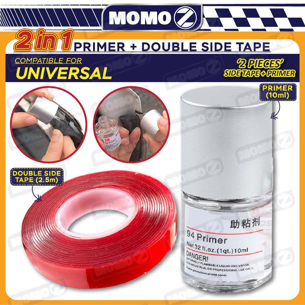 2IN1 Primer 94 Stronger Adhesive Tape Solution Primer พร้อมเทปสองหน้า
