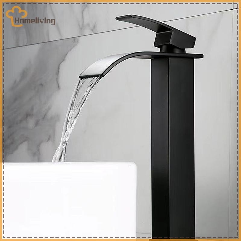 บ้านก๊อกน้ําสีดําพร้อมท่อสําหรับห้องน้ํา Lababo – Matte Sink Faucet ก๊อกผสมร้อนเย็นสําหรับอ่างล้างหน้า TH