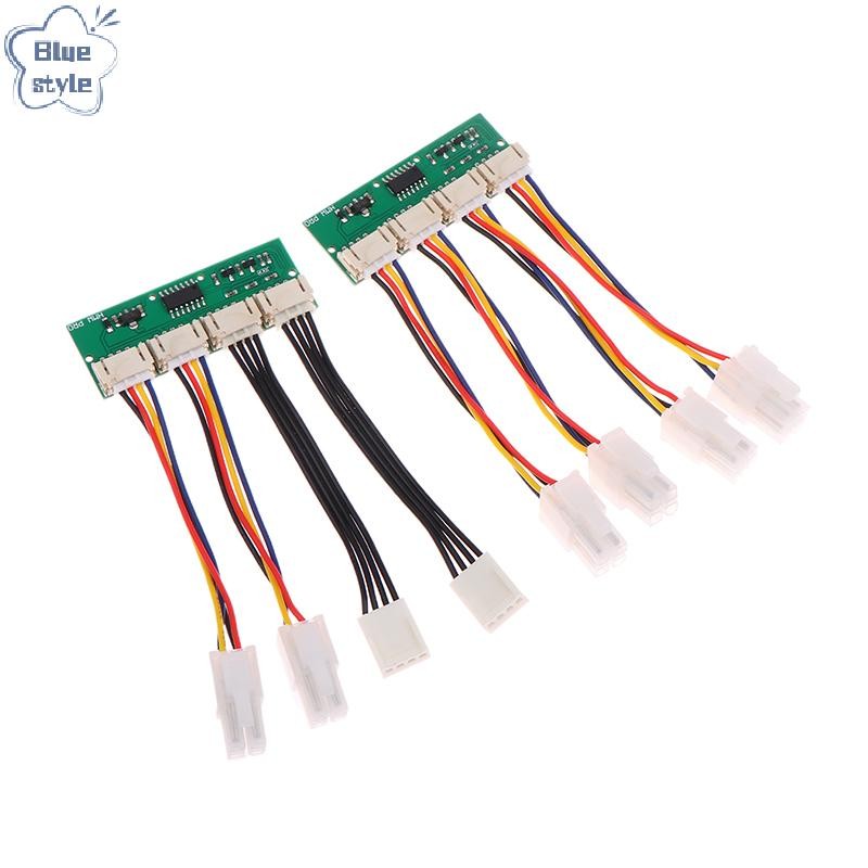 Bluestyle 12V 4-in-1 Square 4Pin พัดลมจําลองจําลองจําลองจําลองพิเศษสําหรับ Antminer S21 S19kpro T21 