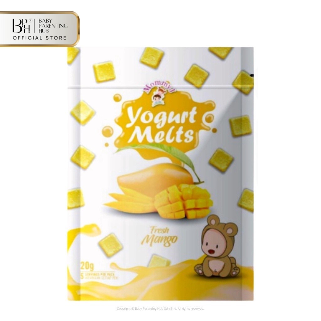MommyJ (Exp 19.07.2026) Baby Melts Yogurt Fresh Mango 20grams 7เดือน+ ราคา ถูกที่สุด ดีลบีเคเค