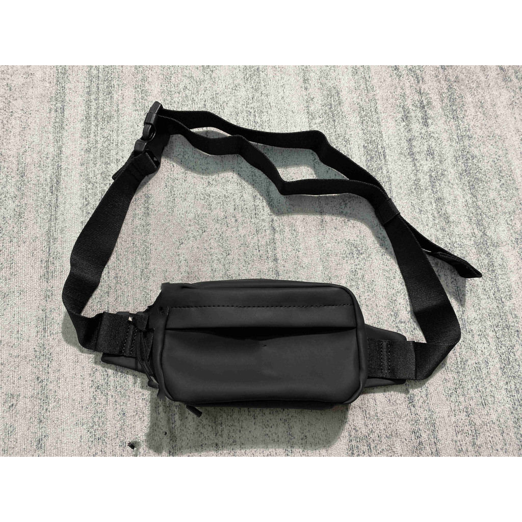 ESS Offset Printing LOGO กระเป๋าหนังขาวดํา