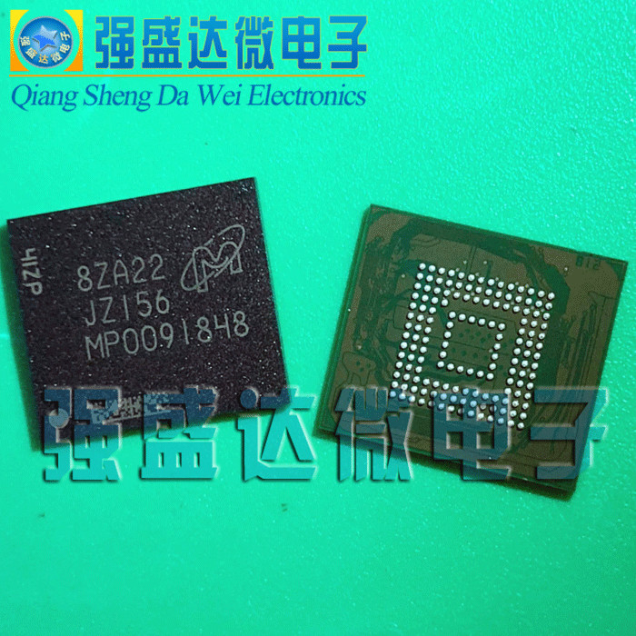 ยี่ห้อใหม่ MTFC128GAOANAMF1-WT MTFC128GA0ANAMF1-WT JZ156 ชิปหน่วยความจํา