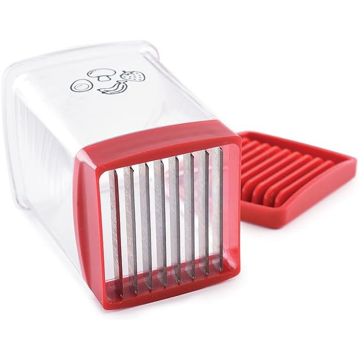 Strawberry Cup Slicer, Fruit Slicer Cutter Cup, Speed Slicer With Plate, Obstschneider, Multifunktio
