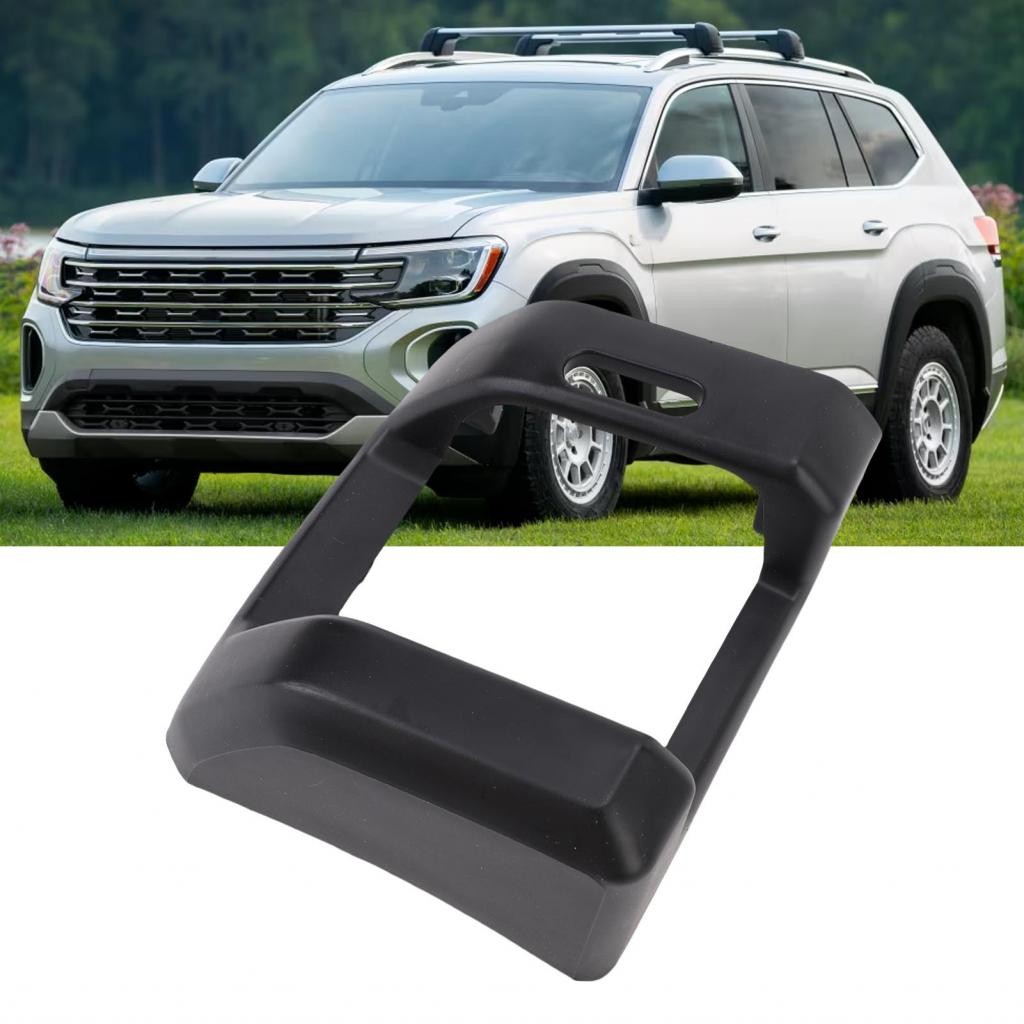 Ilike POCREATION เข็มขัดนิรภัยรถยนต์ตกแต่ง Trim สีดํา ABS ภายในกรอบความปลอดภัย (ซ้าย: 3CN-885-249-C-