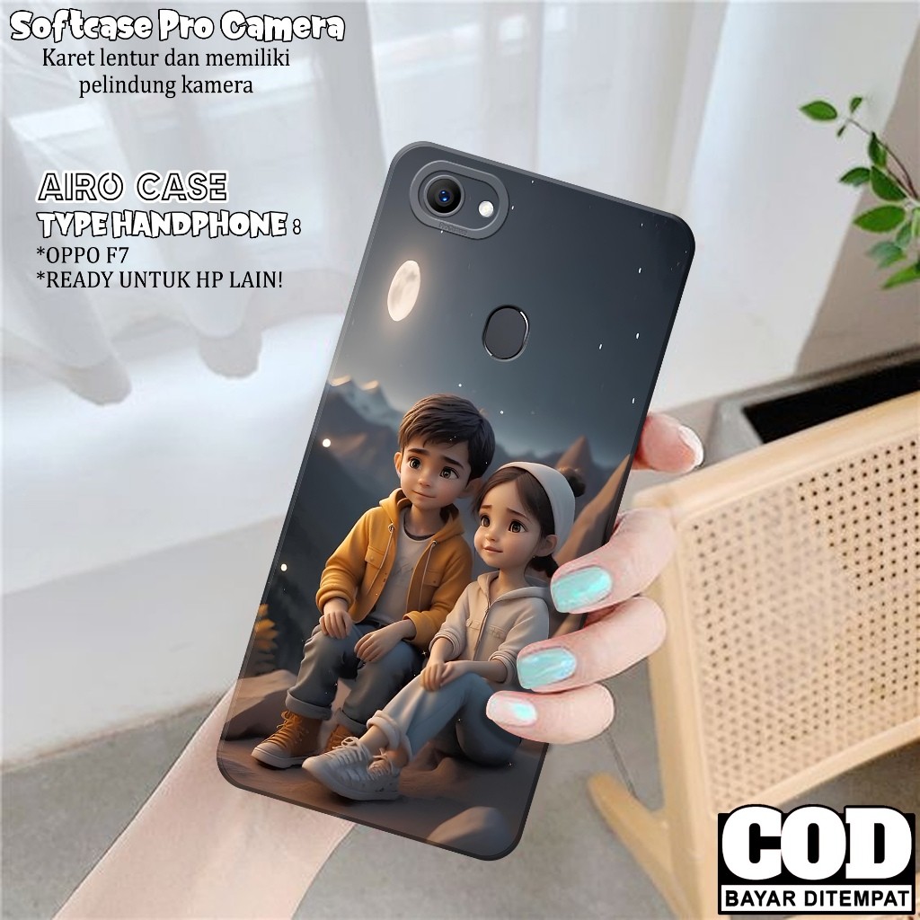 เคส OPPO F7 ล่าสุด - เคส OPPO F7 Softcase - เคสแฟชั่นการ์ตูน - เคส OPPO F7 - Pro Camera Softcase - T