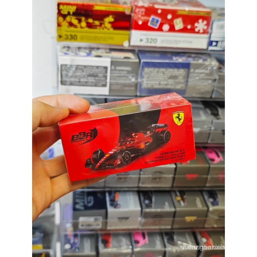 BBR 1: 64 Ferrari Le Claire SF23 F1 รถแข่งโมเดลรถ SSXA