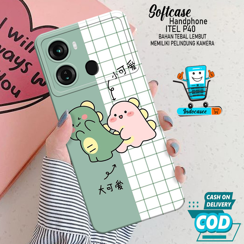 HP ITEL P40 2023 Softcase Phone Case ITEL P40 2023 เคสโทรศัพท์ซิลิโคน ITEL P40 2023 Case ITEL P40 20