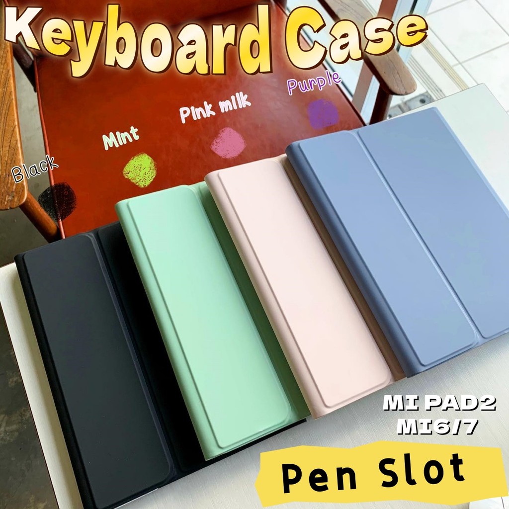 เคสคีย์บอร์ด  keyboard เคส Pro12.4 mi7/7pro mi8/8pro Redmi Pad 2/PadSE 11/Pro12.1 XiaoMi6Skeyboard c