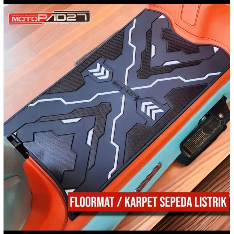 พรมจักรยานไฟฟ้า-ที่วางเท้าพรมจักรยานไฟฟ้า uwinfly D7,D8,D7S,D8S,df8, df7, df7s, df8s PACIFIC, Goda, 