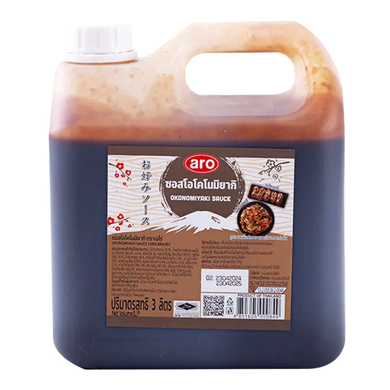 เอโร่ ซอสโอโคโนมิ 3 ล. (ARO Okonomi Sauce 3 l)