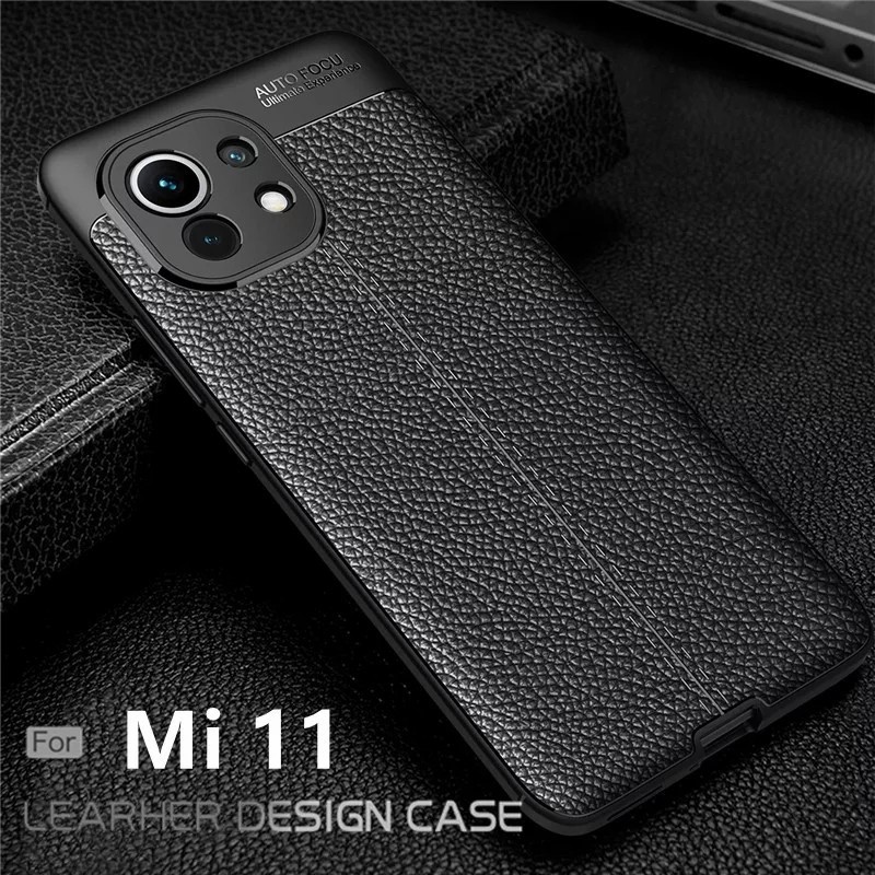 XIAOMI MI 11 MI 11 CASE AUTOFOCUS เคสหนังคาร์บอน