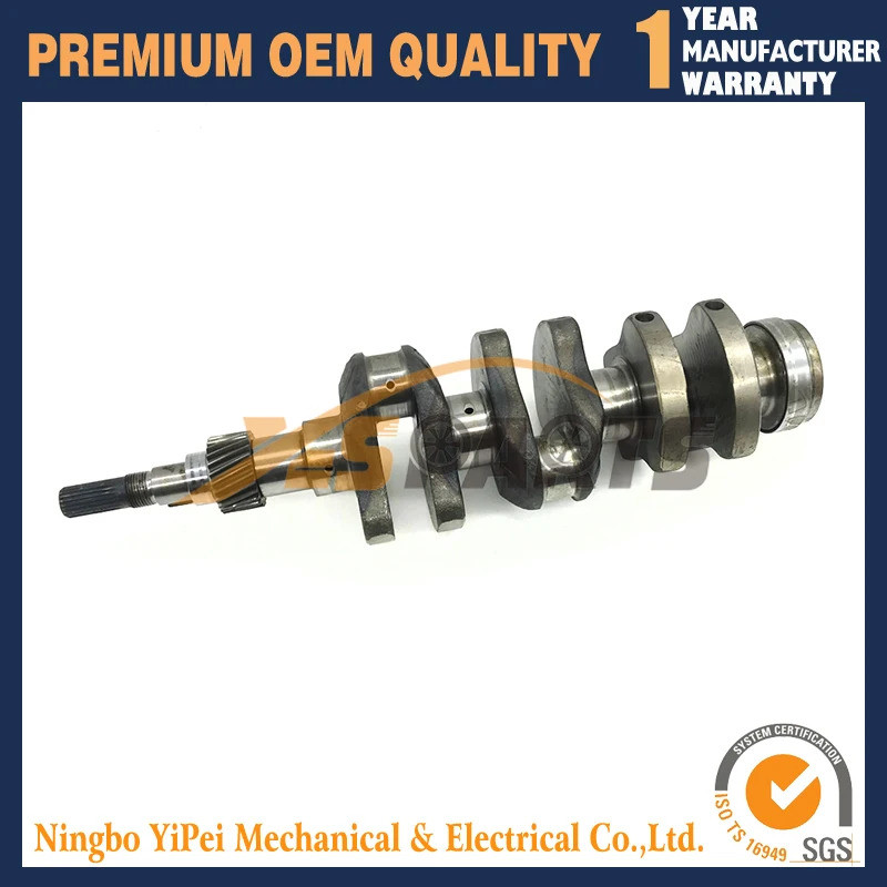 เพลาข้อเหวี่ยงมือสอง สําหรับอะไหล่เครื่องยนต์ Kubota D750