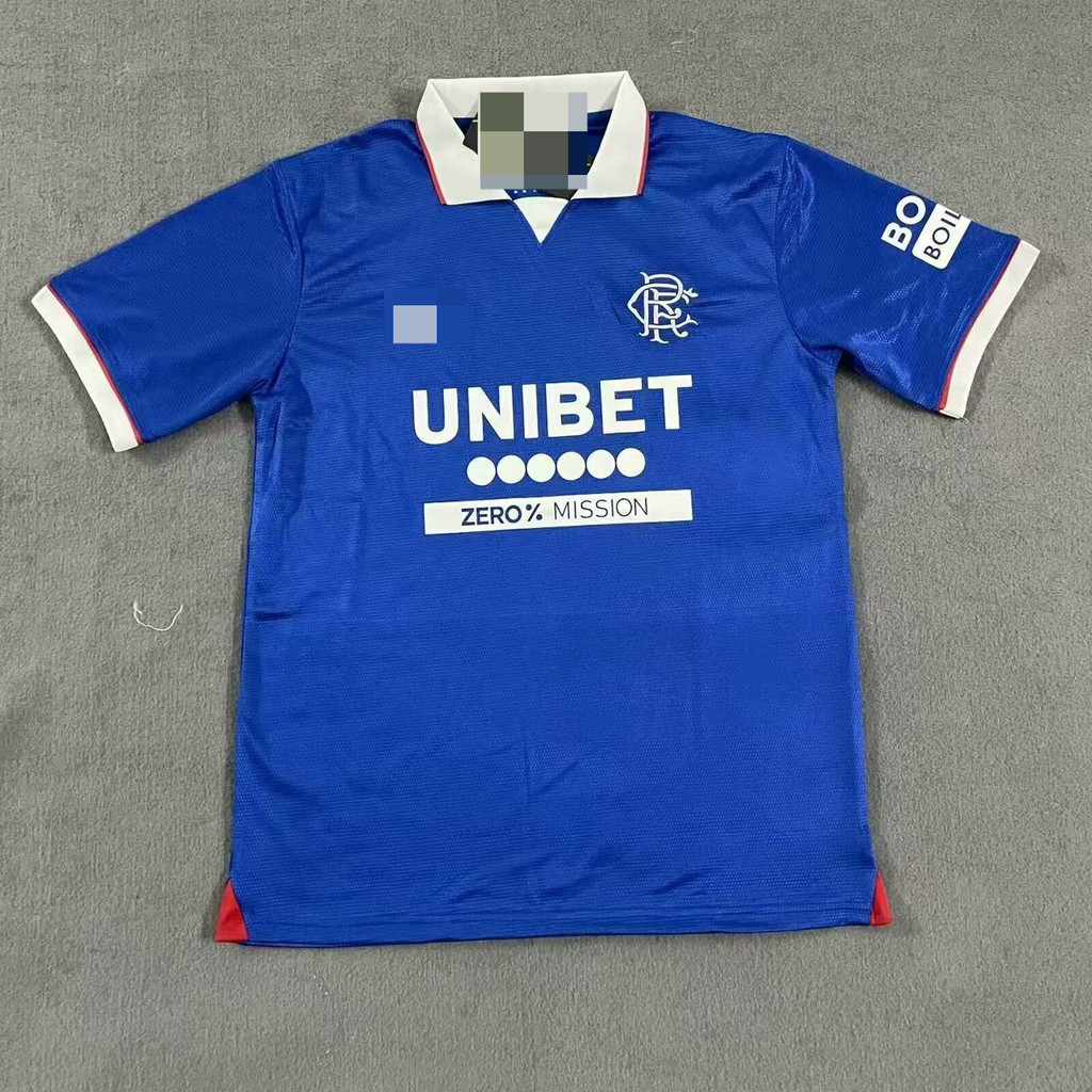 เสื้อทีม Rangers FC สำหรับกองเชียร์ - ปรับแต่งได้ตามต้องการ คุณภาพสูง ไซส์ S ถึง 2XL