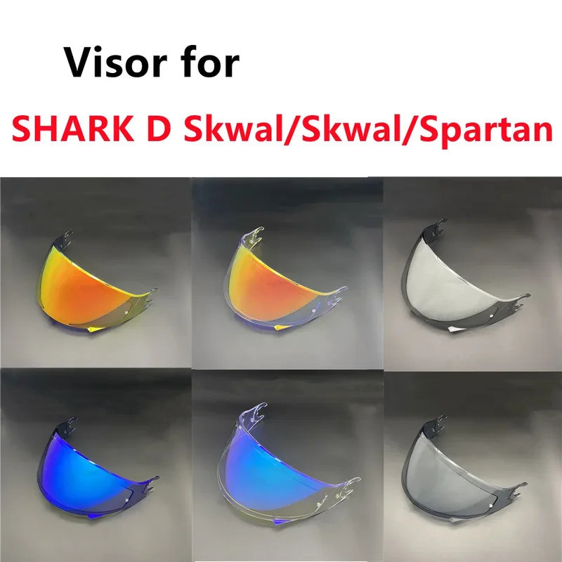 ReadyStockD-Skwal Shield สําหรับ SHARK Skwal/Spartan/D Skwal 2 หมวกกันน็อคเลนส์ Visor หมวกกันน็อครถมอเตอร์ไซด์อุปกรณ์เสริม Sunshield กระจก Uv ตัด