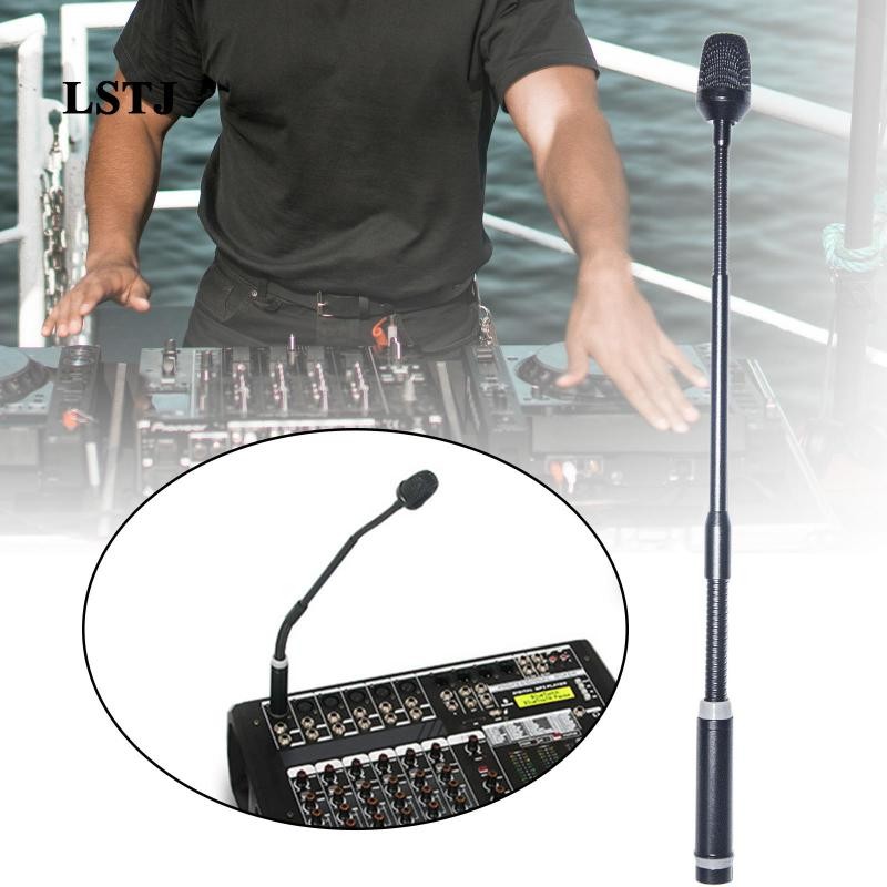[Lstjj] Gooseneck Mic Dynamic DJ Mic Easy to Adjust Professional Low Noise XLR Mic Dynamic Microphon