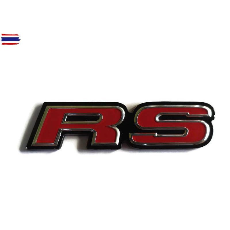 ป้าย LOGO RS ติดหน้า หรือ หลัง CIVIC JAZZ HRV ของ HONDA อีกหลายรุ่น สิ้นค้าดีมีคุณภาพ ป้าย LOGO RS
