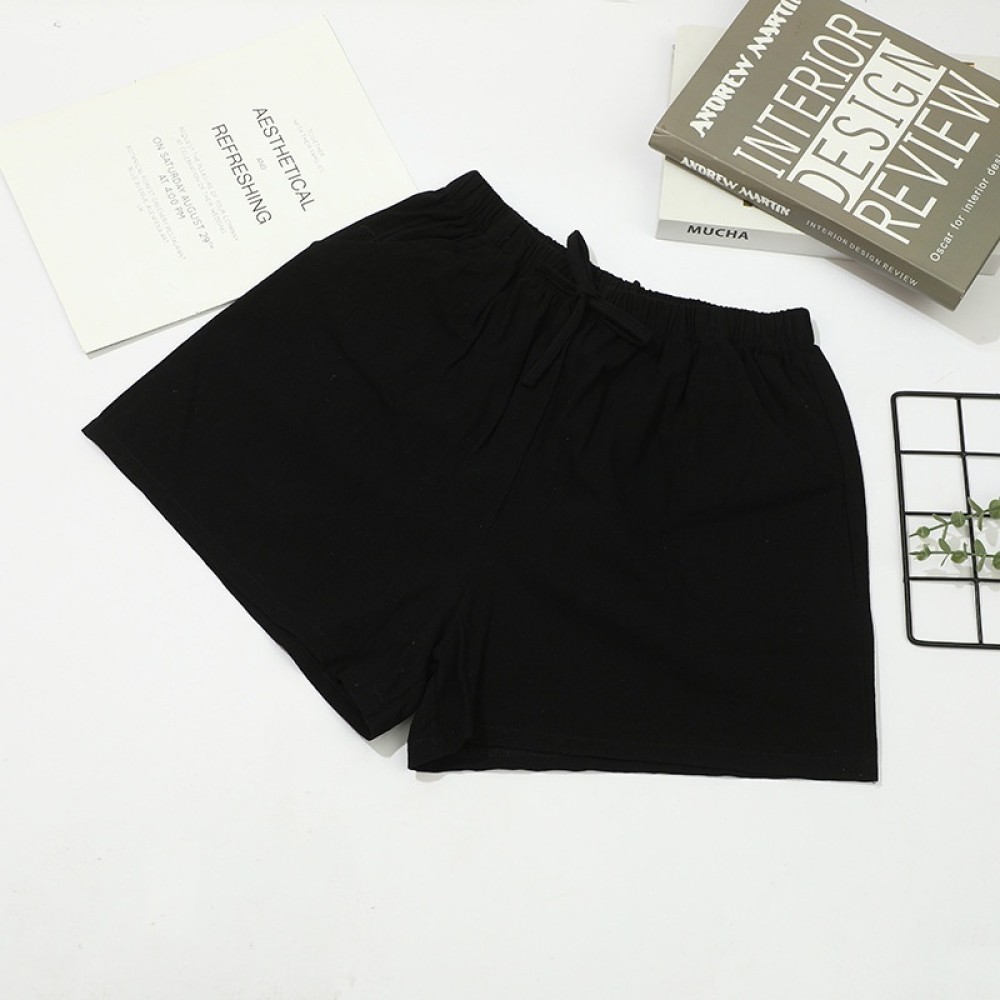 รองเท้าผู้หญิงและห่อ CXP กางเกงขาสั้นผ้าฝ้ายผ้าลินินเอวสูง Pine Green GT M Shop Lzboi 4 th ✨june299.