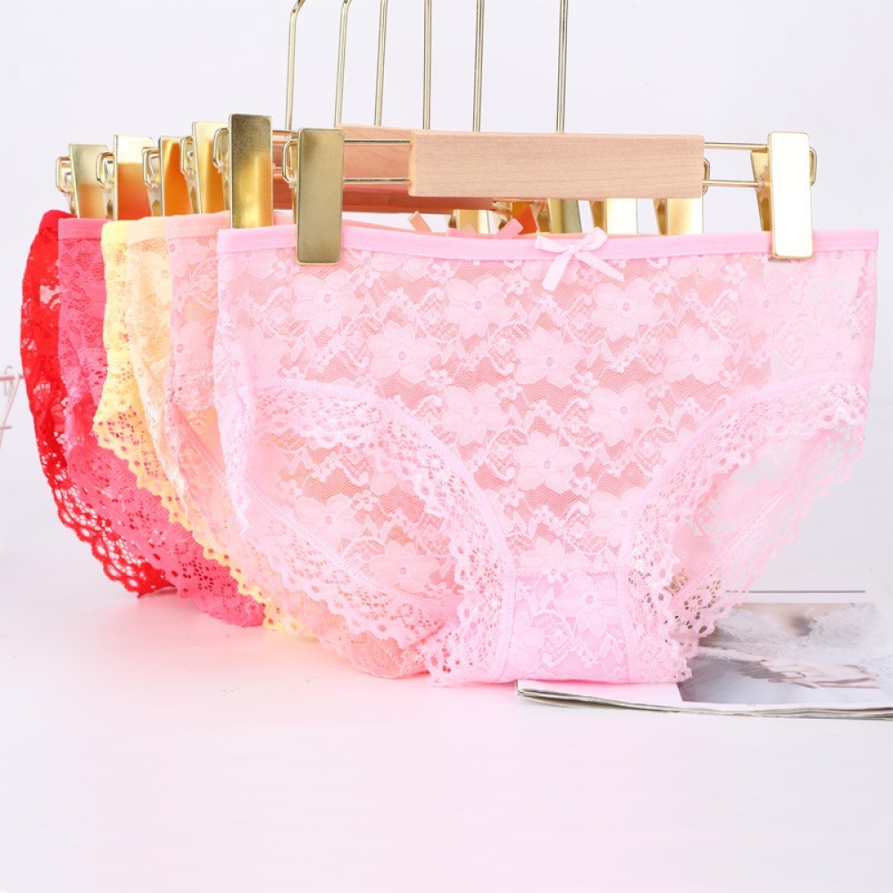 Gjjs กางเกงชั้นในน่ารัก Lace Pink GT L Shop Sanwildla07 th ✨june299.th✨