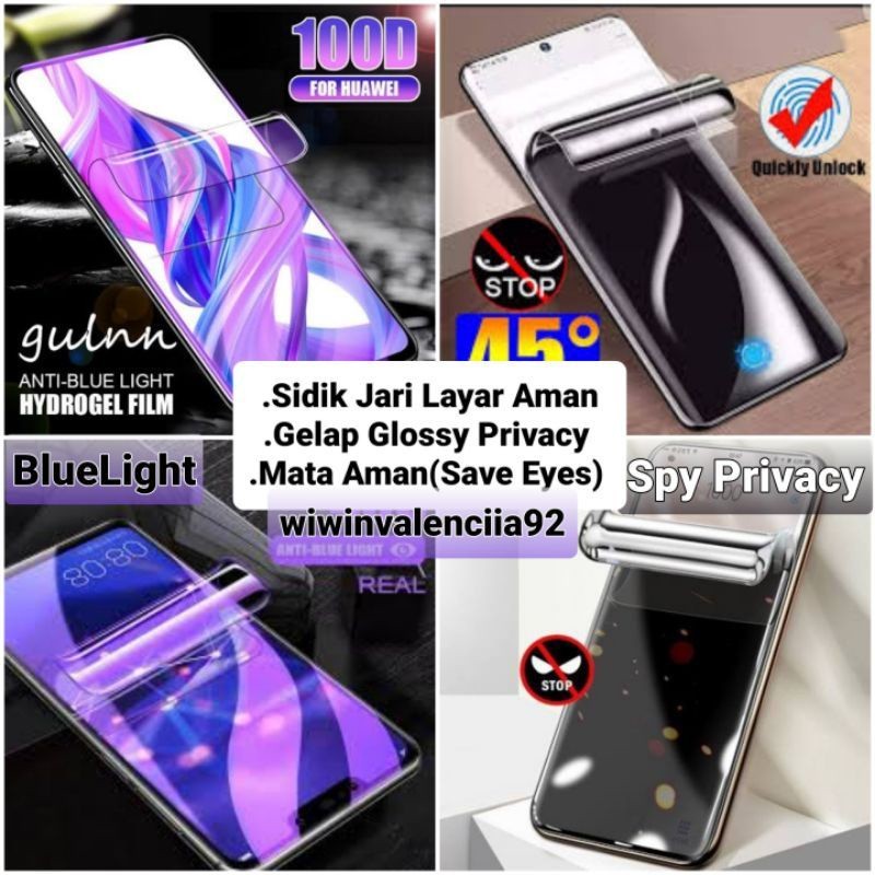 LAYAR Hydrogel Anti SPY Matte/ Blue Light Xiaomi 15 15T 15 Ultra 14 14T Pro 13 13T 12T 12Pro 12Lite 