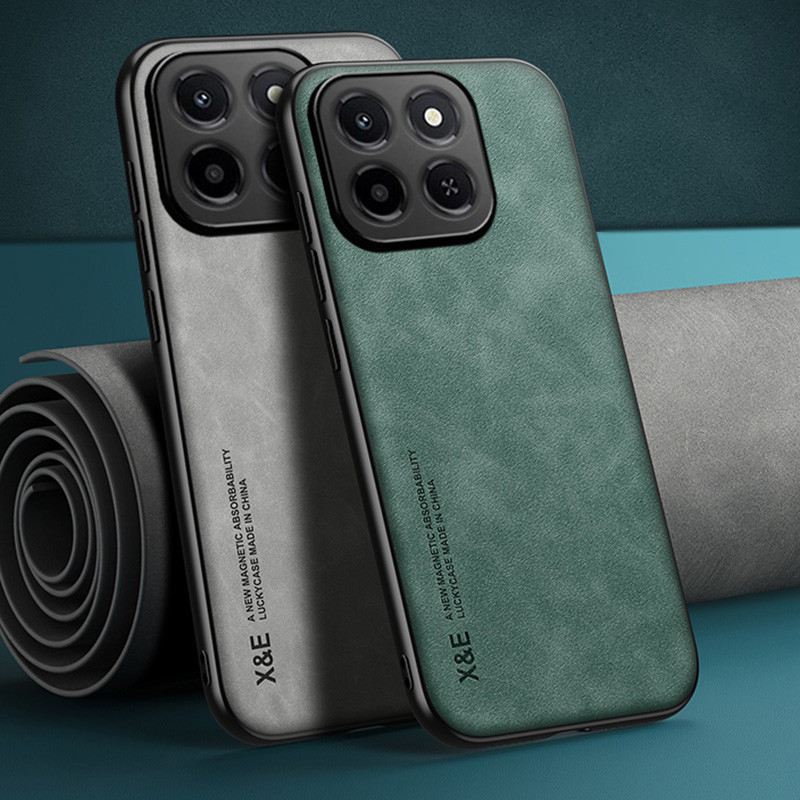 สําหรับ Honor X6c หรูหรากันกระแทกธุรกิจ Retro Soft Case Cover