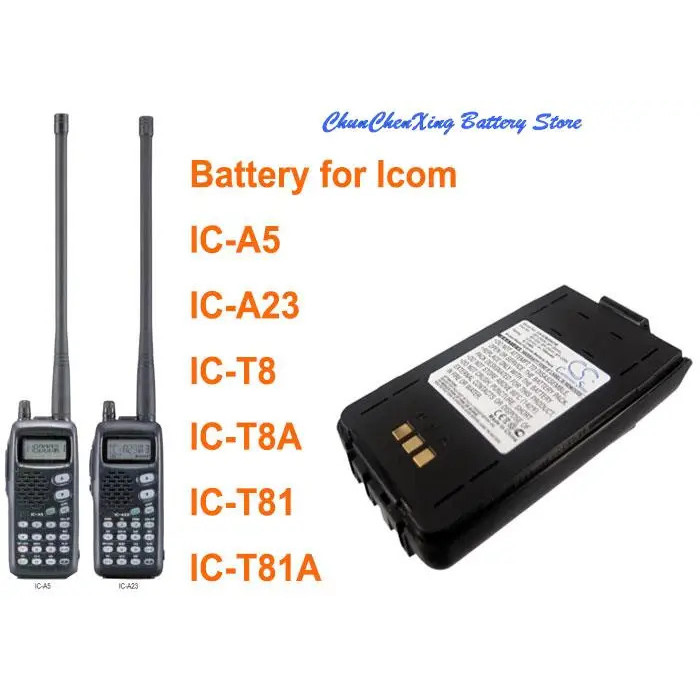 CameronSino แบตเตอรี่ 700mAh BP-200 BP-200H BP-200L BP-200M BP-200XL สําหรับ Icom IC-A23, IC-A5, IC-