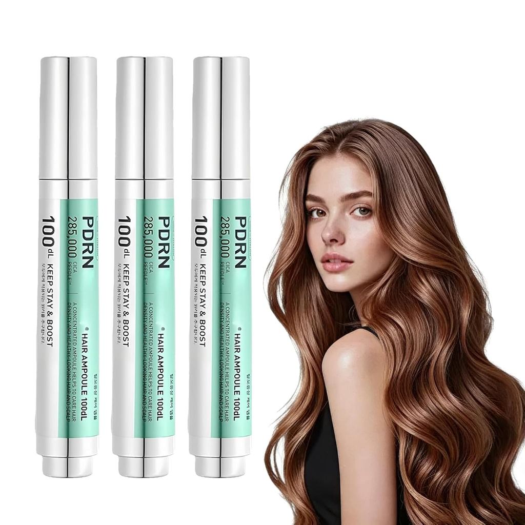 PDRNReedleShot Hair Care Essence, PDRN Hair Growth Essence, Hair Care Essence 100ml-เหมาะสําหรับ Hai