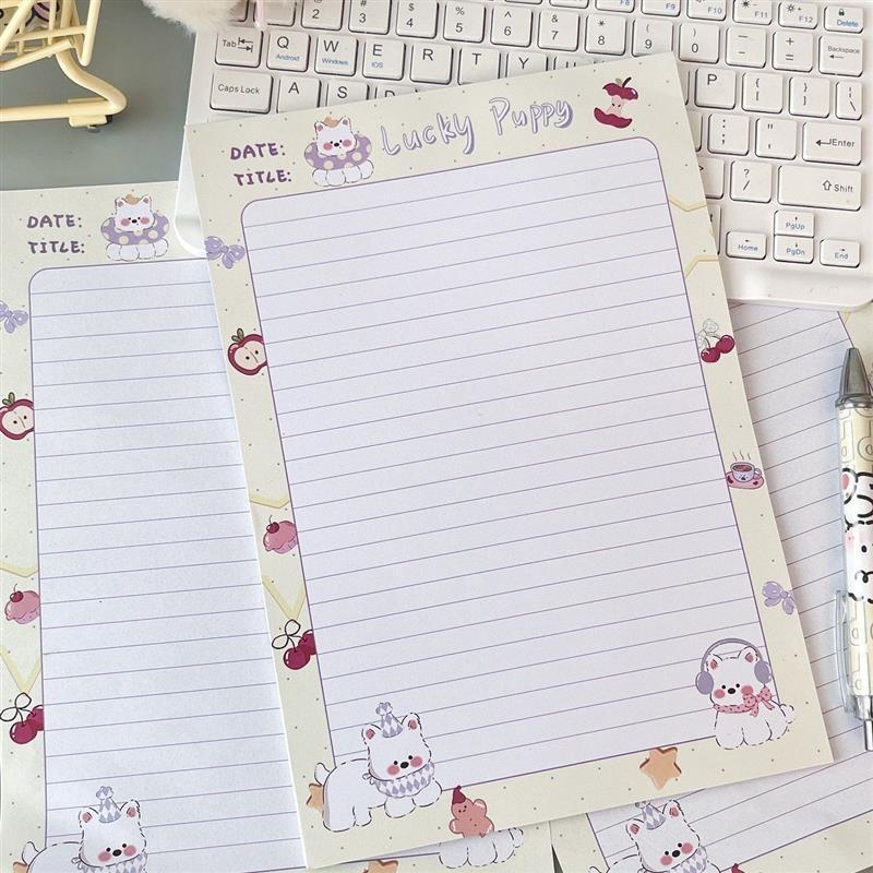 น่ารัก West Highland B5 กระดาษ Notepad ฉีกได้แบบพกพาสคริปต์ Notepad ชุดน่ารัก West Highland B5 กระดา