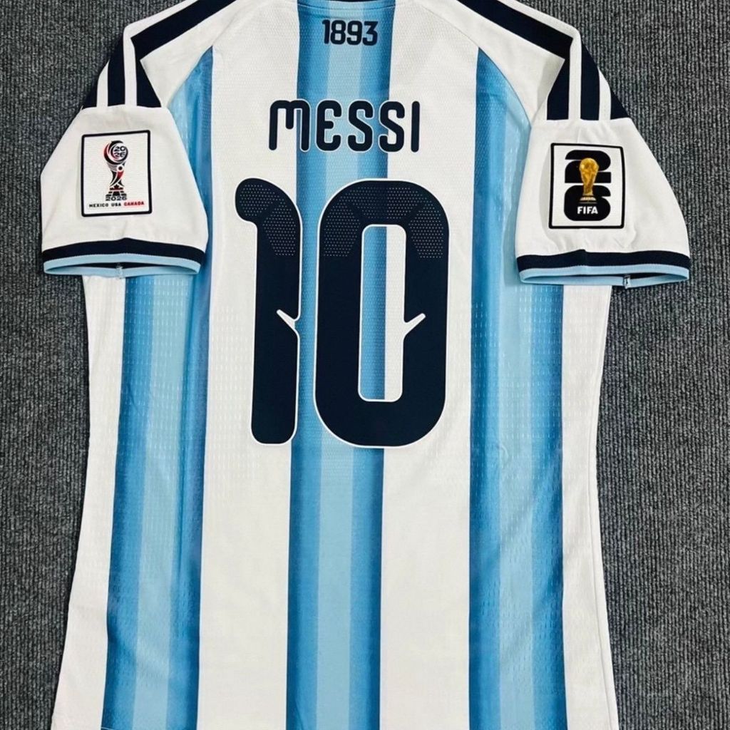 2026 World Cup Argentina Home Fan Version Player Version Messi No. 10 Di Maria Football Je