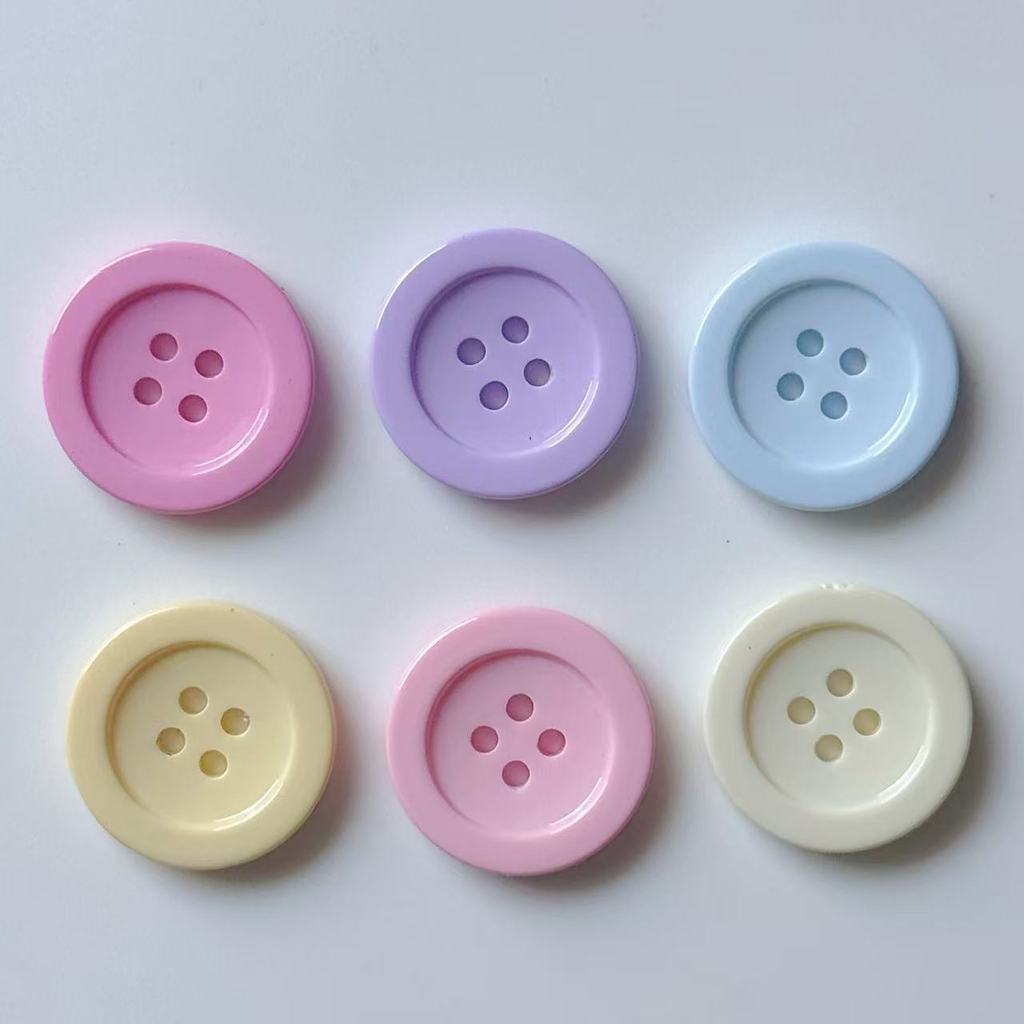 [KooKa] 20 ปุ่มสีลูกกวาดปุ่มอุปกรณ์เสริม ทําเอง กิ๊บติดผม หมวก เคสโทรศัพท์รองเท้าอุปกรณ์เสริมเสื้อผ้าอุปกรณ์เสริมปุ่ม