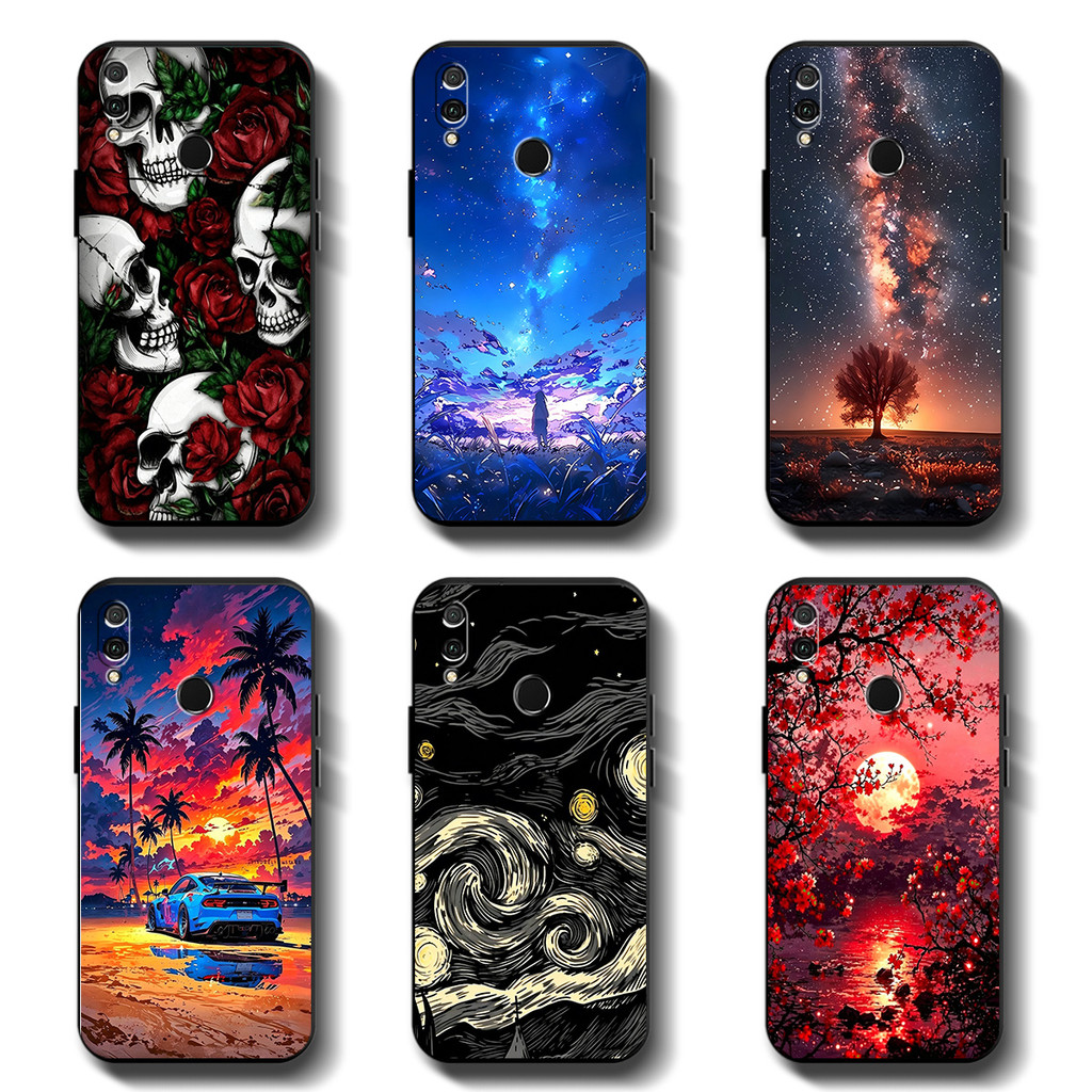สีดํานุ่มสําหรับ Honor 8x Honor 8x max Huawei Y9 2019 nova 3i nova 4e (p30 lite) Anti-Scratch กล้องป