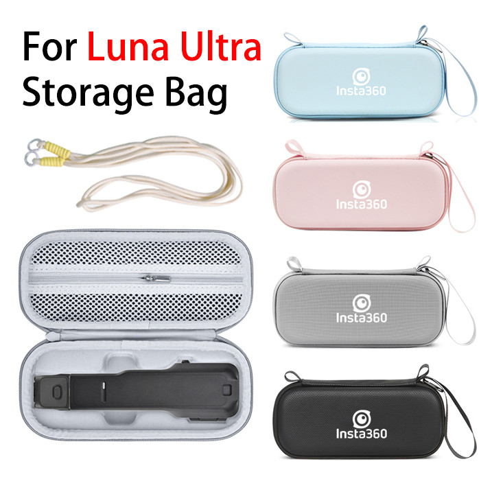 For Insta360 Luna Ultra กระเป๋าเคสแข็งมือถือไหล่เดียวข้ามไหล่ยืนคนเดียวกระเป๋า360 ลูน่า กล้องอุปกรณ์เสริม