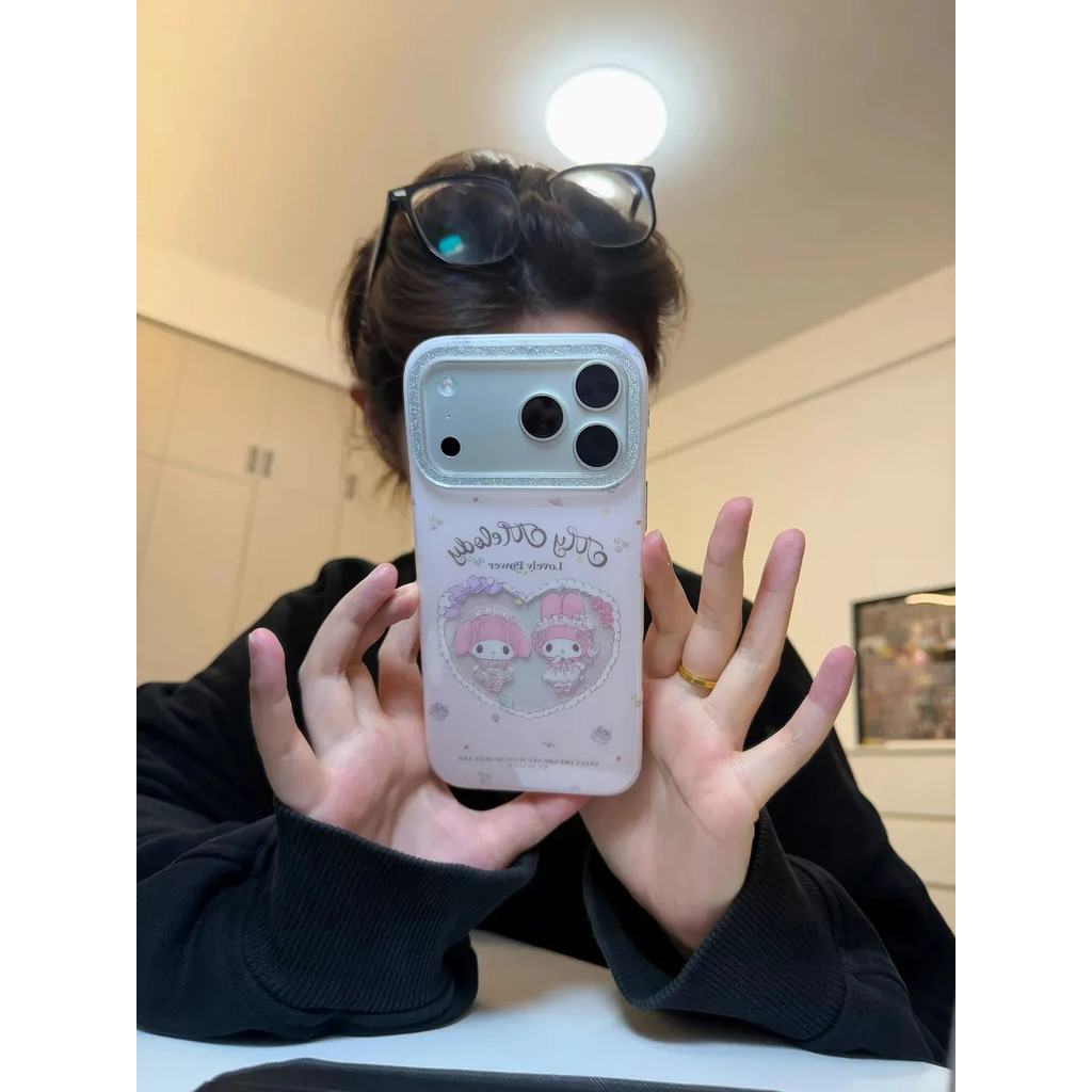 เคสโทรศัพท์เหมาะสําหรับiPhone X XS XR XSMAX 11 12 13 14 15 16 17 Pro max Plus Airน่ารักMelodyกันกระแทกกันกระแทกเคสรวมทุกอย่างEBUL