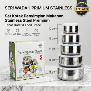 RANTANG STAINLESS STEEL 5 SUSUN TEMPAT MAKAN 5 IN 1