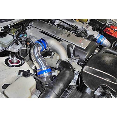 ชุดท่อดูดอากาศซิลิโคน BLITZ สีน้ำเงิน สำหรับ JZX100 (55713) | BLITZ Suction Kit Silicone Hose, Blue,