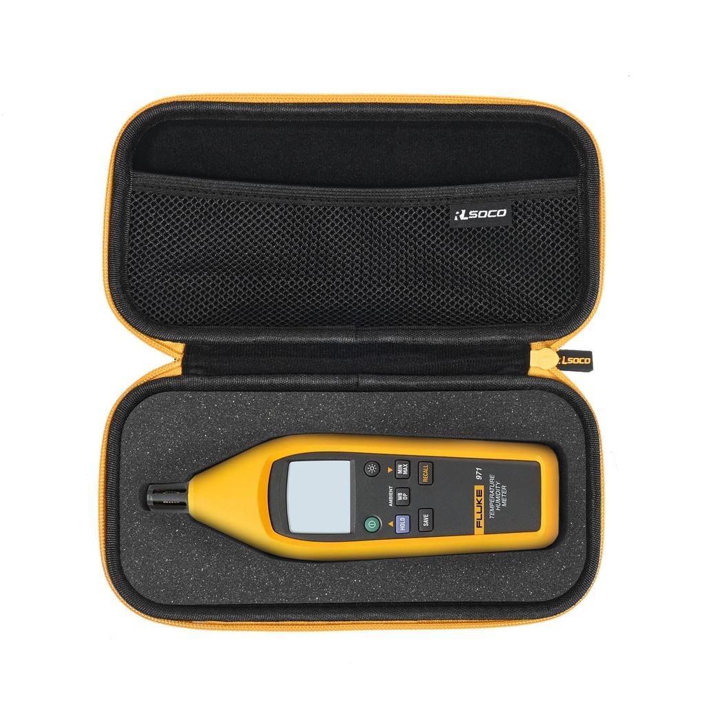 RLSOCO Hard Case for Fluke 971 Temperature and Humidity Meter (Case Only)